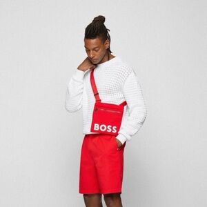 Boss Men’s Crossbody Red/White Bag